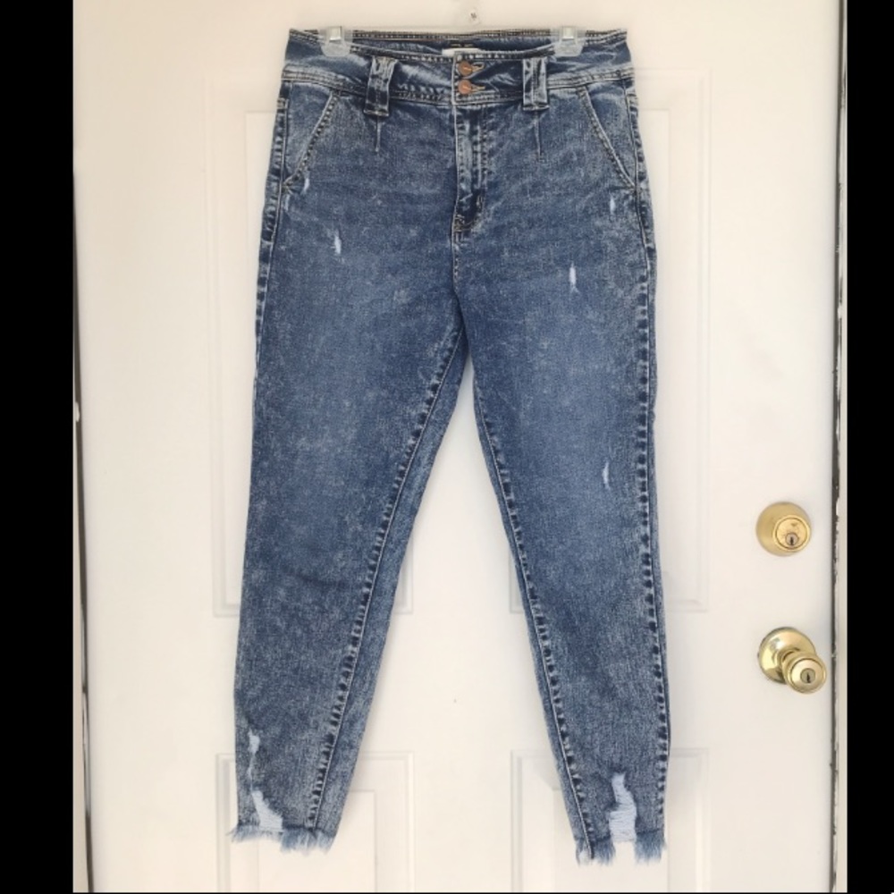 Bohme Acid-wash High-waste Jeans